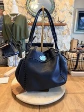 Fendi — Fendi Pebbled Strap Stitch — Handbag — resale