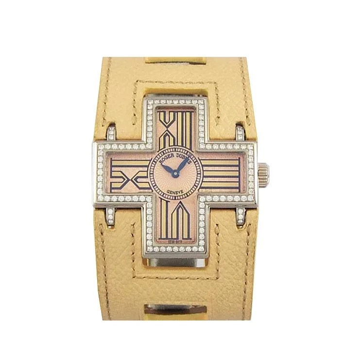 Worldofluxuryus — Roger Dubuis Follow Me 18K White Gold & Diamonds Lady's — Watch — resale