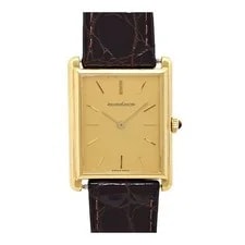 Jaeger-LeCoultre — Jaeger-LeCoultre Tank Rectangular Manual Gold 612921 Overhauled — Watch — resale