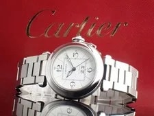 Cartier — Cartier W31055M7 Automatic 35mm Box Papers White Stainless Steel — Watch — resale