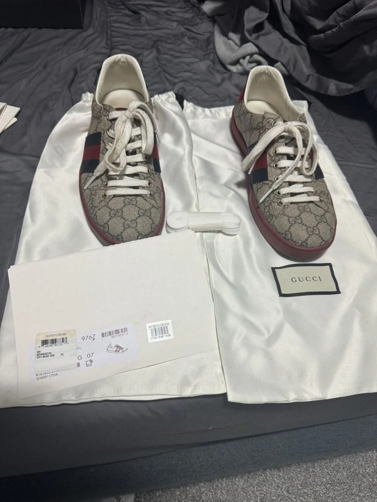 Gucci — Gucci ACE GG Monogram Shoes — Sneaker — resale