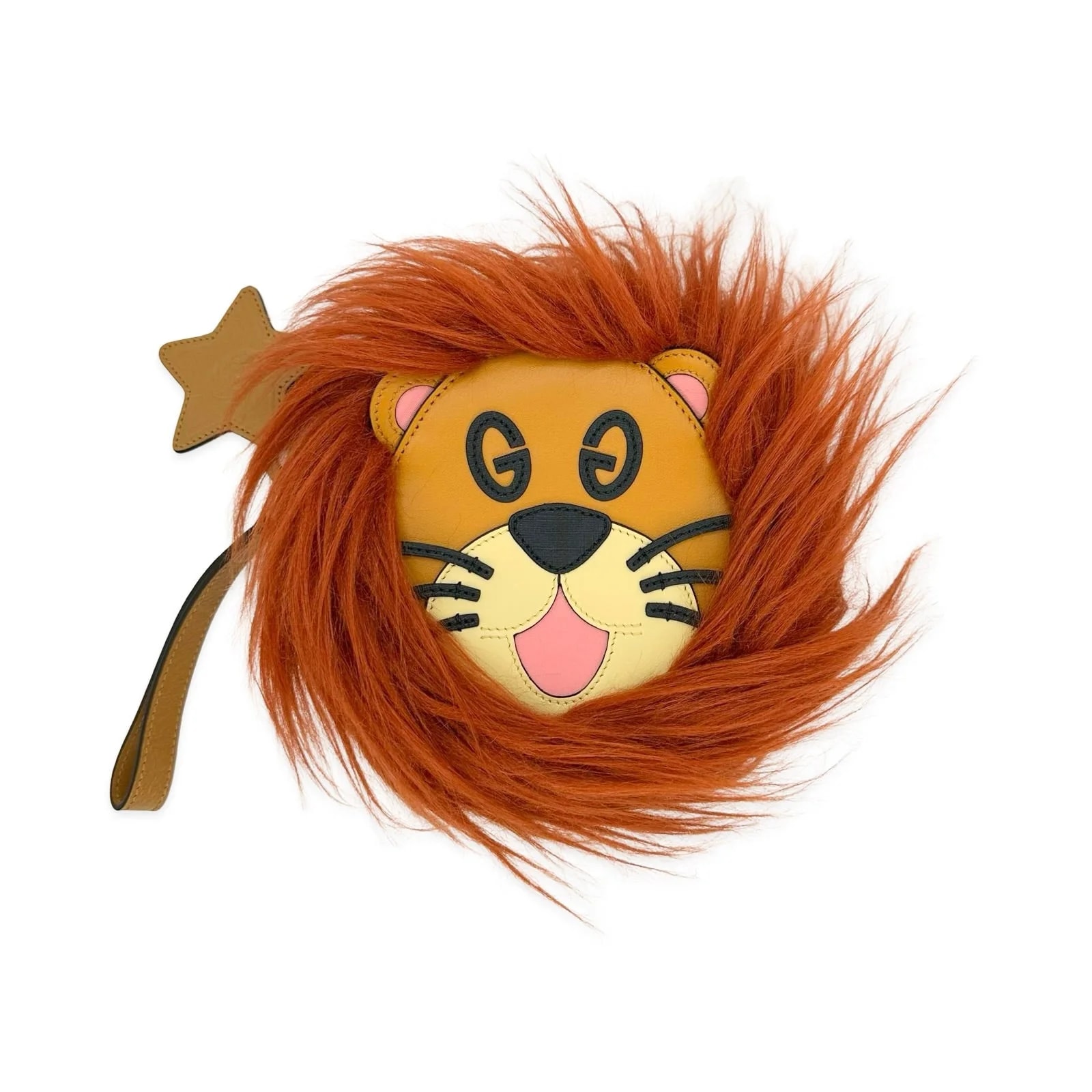 Luv Luxe Scottsdale — Gucci Faux Fur Lion Wristlet — Handbag — resale