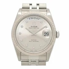 Tudor — Tudor Prince Date-Day Diamond Index 76214 White Gold Stainless Steel #TSW729 — Watch — resale