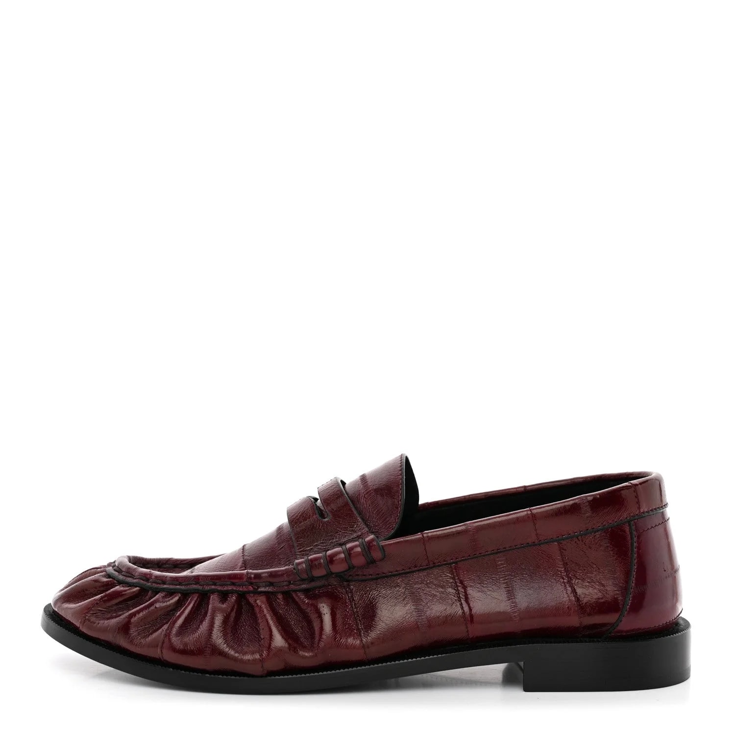 Saint Laurent — Supple Eel le 15 Penny Slippers 39.5 — Designer Shoe — resale
