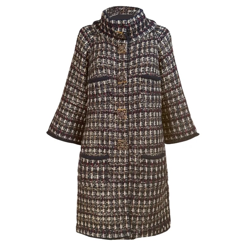Chanel — Chanel 16K Iconic Paris Byzance CC Gripoix Buttons Coat — Clothing — resale