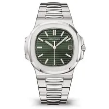 Patek Philippe — Patek Philippe Nautilus 5711/1A-014 Jumbo Olive Green Sunburst - Steel — Watch — resale