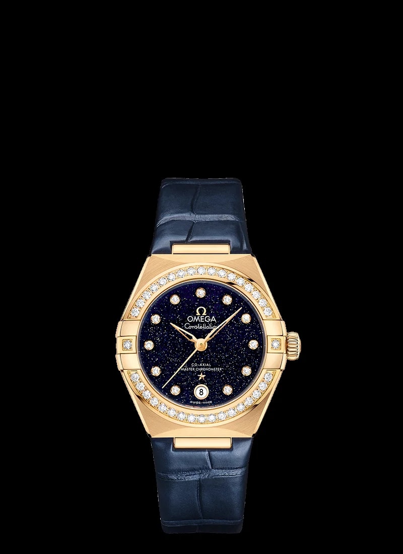 Worldofluxuryus — Omega Constellation Co-Axial Master Chronometer Yellow Gold & Diamonds Lady’s — Watch — resale