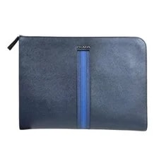 Prada — Prada AV5841 Zipper Organizer Document Case — Handbag — resale