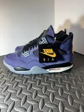 Air Jordan — Size 10.5 - Air Jordan 4 Retro Lakers - Imperial - New Never Worn — Sneaker — resale