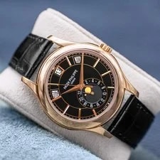 Patek Philippe — Patek Philippe Annual Calendar 5205R Rose Gold 40mm - Factory Serviced 2025 — Watch — resale