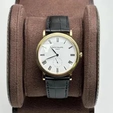 Patek Philippe — Patek Philippe Calatrava 36mm 18k Gold White Dial Hand Wind 5119J-001 — Watch — resale