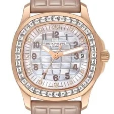 Patek Philippe — Patek Philippe Aquanaut Luce Joaillerie Rose Gold MOP Diamond 5072R 5072 — Watch — resale