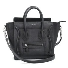 Celine — Celine : Luggage W20×H19×D10cm W/dust Strap; — Handbag — resale