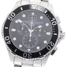 Tag Heuer — TAG Heuer Aqua Racer CAY111A Chronograph Black Dial Quartz Watch_950927 — Watch — resale