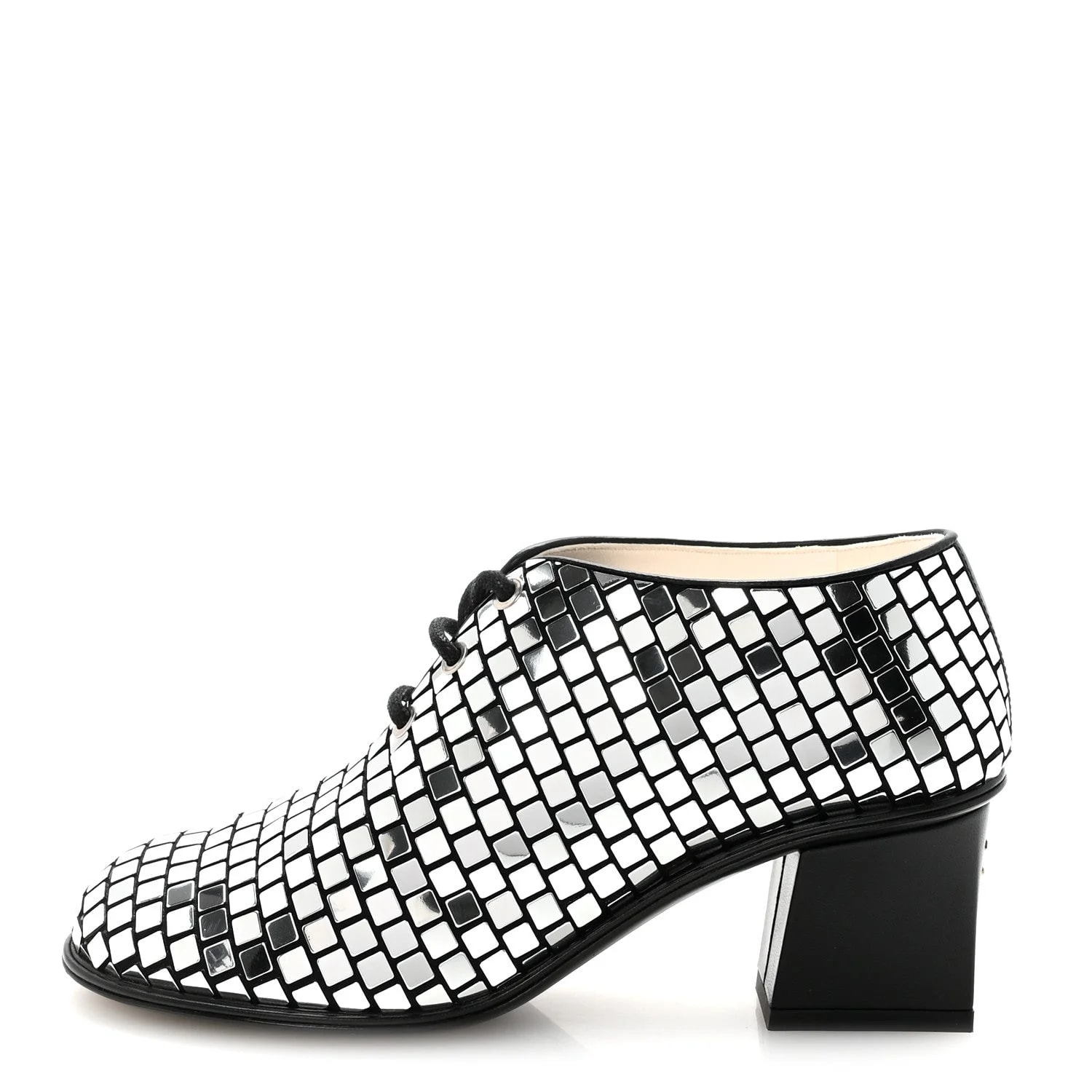 Chanel — Mirror Facets Lace Up 36.5 — Designer Shoe — resale