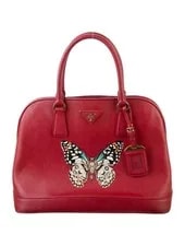 Prada — Prada Butterfly Lux Promenade Open Handle — Handbag — resale