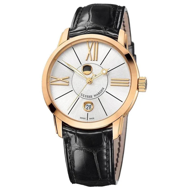Worldofluxuryus — Ulysse Nardin Classico Luna 18K Rose Gold — Watch — resale