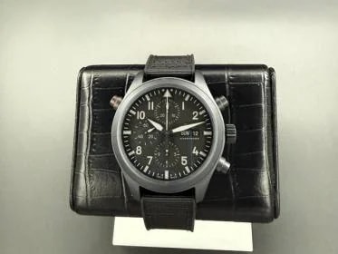 IWC — IWC Pilot's Double Chronograph Top Gun 44MM Ceratanium IW371815 - $8,997.00 — Watch — resale
