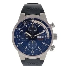 IWC — IWC Aquatimer Chronograph IW378201 Stainless Steel Rubber Diamond #KNW1932 — Watch — resale