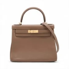 Hermès — Hermès Kelly 28 le Tournay Evercolor de Weimar Metal Fittings U: 2022 — Handbag — resale