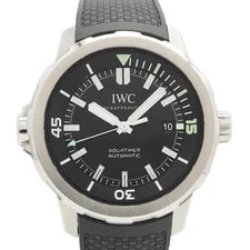 IWC — IWC Schaffhausen Aquatimer IW329002 Automatic Date Black Dial SS F/S — Watch — resale