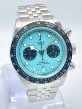 Tudor — Tudor Black Bay Chronograph 41mm 79360N Flamingo Blue Dial Jubilee Papers 2026 — Watch — resale
