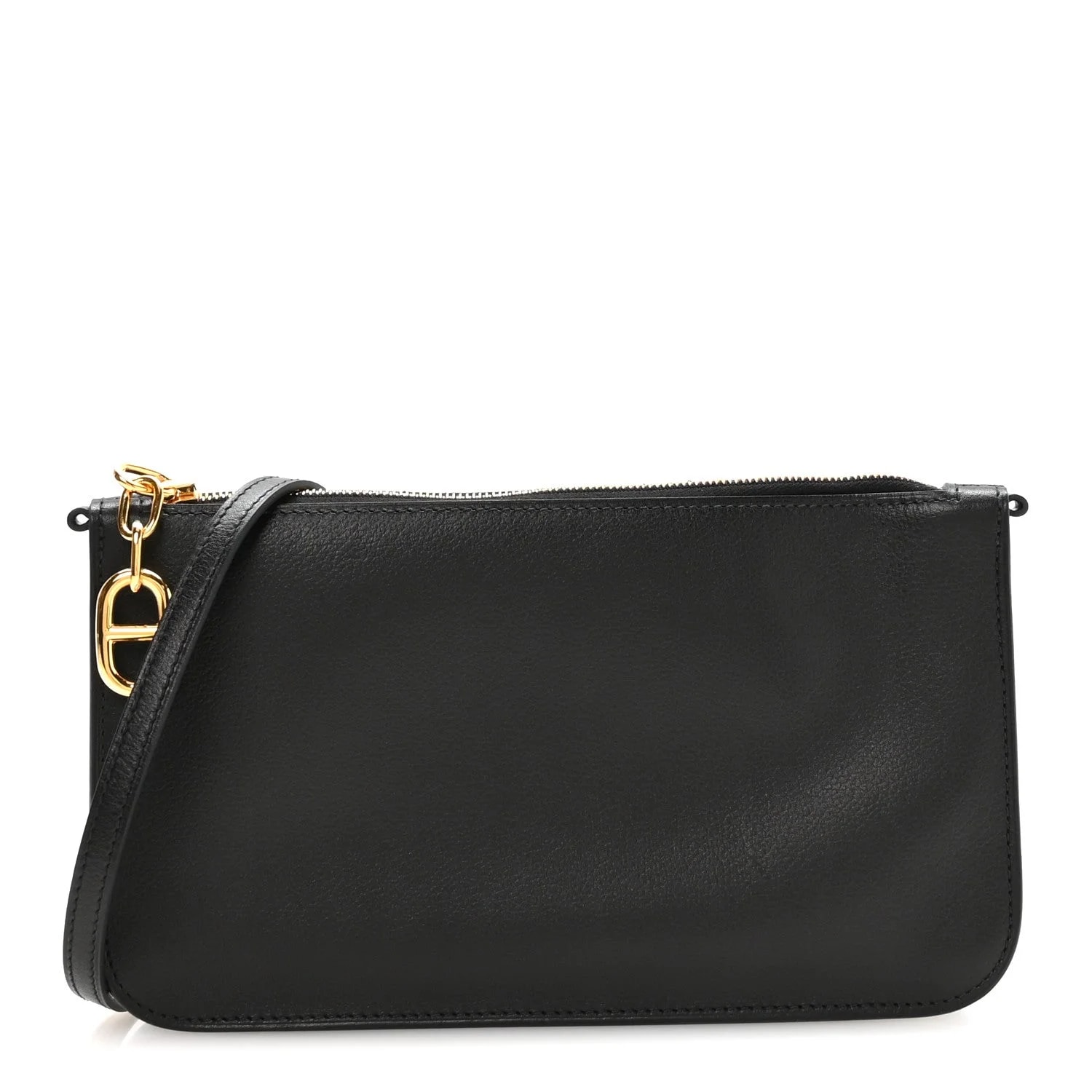 Hermès — Evercolor Chaine d'Ancre Zipengo Pochette To Go Etoupe — Handbag — resale