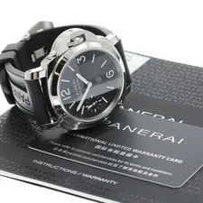 Panerai — Panerai Luminor PAM01084 44mm SS Rubber Black Dial Hand-Wind #C235 — Watch — resale