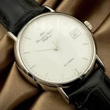 IWC — IWC Portofino IW3513 White Dial Automatic Serviced Polished Black Strap — Watch — resale
