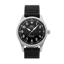 IWC — IWC Pilot's Mark Xviii Steel Auto 40mm Black Dial Strap IW3270-09 — Watch — resale