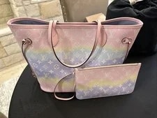Louis Vuitton — Limited Edition Louis Vuitton Escale Neverfull Pastel ( NO Pochette!) — Handbag — resale