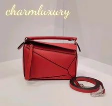Loewe — Loewe Puzzle Top Handle Crossbody Mini — Handbag — resale