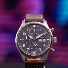 IWC — IWC Pilot Spitfire Chronograph Black Dial 2022 IW387903 — Watch — resale