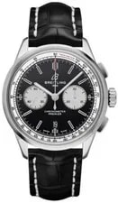 Breitling — Breitling Premier AB0118371B1P1 42mm Black Dial Steel Bezel — Watch — resale