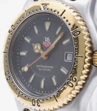 Tag Heuer — TAG Heuer Professional 200m WG1320-0 Quartz ’S Black Dial Two Tone — Watch — resale