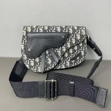 Dior — Dior Saddle Monogram Embroidered Saddle - Excellent #RJMRA1 — Handbag — resale