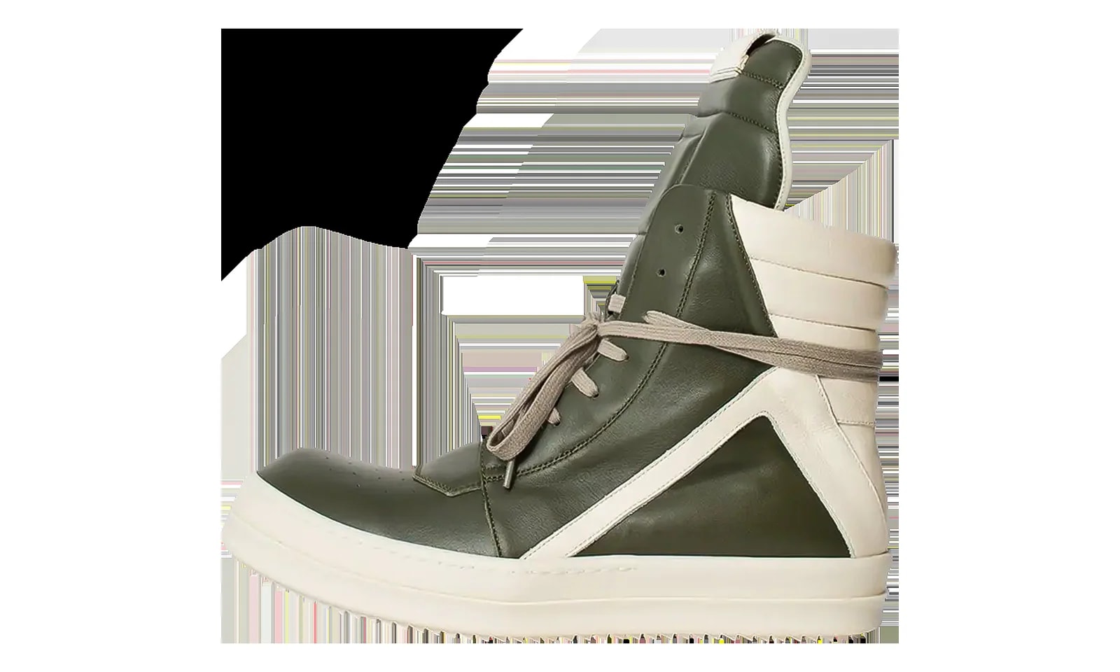 Rick Owens — Baby Geobasket " Milk" RU02A5894 LPO 15111 — Sneaker — resale