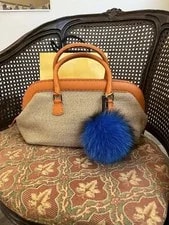 Fendi — Fendi Baguette Borsa Con Manici Summer Love Rafia — Handbag — resale