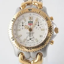 Tag Heuer — TAG Heuer SEL S/el S35.006 Quartz Chronograph White Dial 39mm — Watch — resale