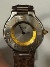 Cartier — Cartier 1330 Quartz Silver Gold — Watch — resale
