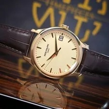 Patek Philippe — Patek Philippe Calatrava 5227R-001 39MM 18K Rose Gold Ivory Dial B&P — Watch — resale