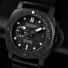Panerai — Panerai Submersible Marina Militare Carbotech 47mm Black Dial PAM00979 Complete — Watch — resale