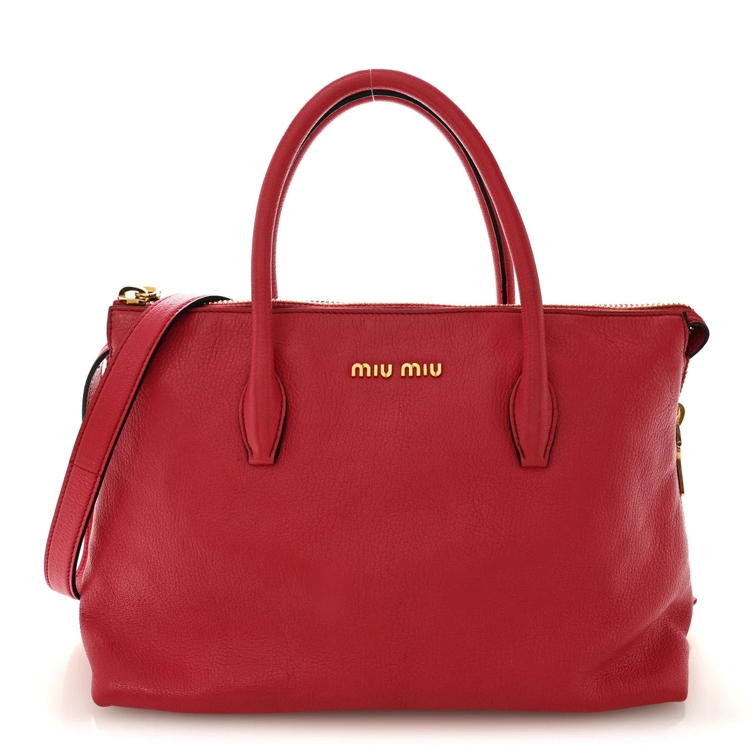 Miu Miu — Madras Top Handle Fragola — Handbag — resale