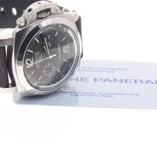 Panerai — Panerai Luminor 1950 PAM00212 44mm SS Black Dial Rubber Automatic #C071 — Watch — resale