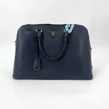 Prada — Prada Lux Medium Promenade Dark Baltic — Handbag — resale