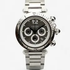 Cartier — Cartier New Pasha WSPA0027 Steel 41 Dark Gray Chronograph 125209585 — Watch — resale