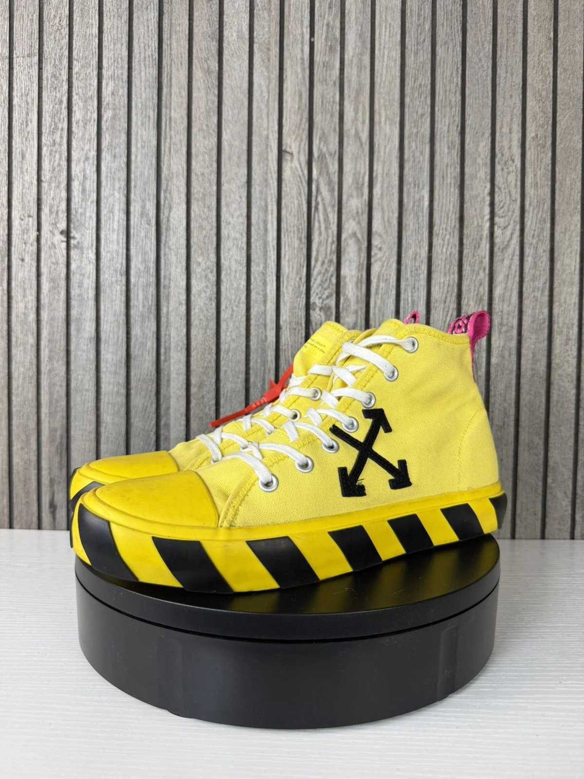 Off-White — Off- Size 12 Off-White Vulc Mid — Sneaker — resale