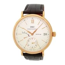 IWC — IWC 18K Rose Gold Portofino Power Reserve IW510107 Box Lifetime Warranty Minty — Watch — resale