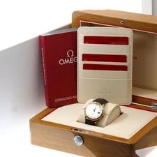 Omega — Omega DE Ville Prestige 4617.35.02 37mm YG Silver #C18504 — Watch — resale