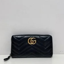 Gucci — Gucci GG Marmont Long Wallet Matelasse Chevron 19*11*2.5cm — Handbag — resale